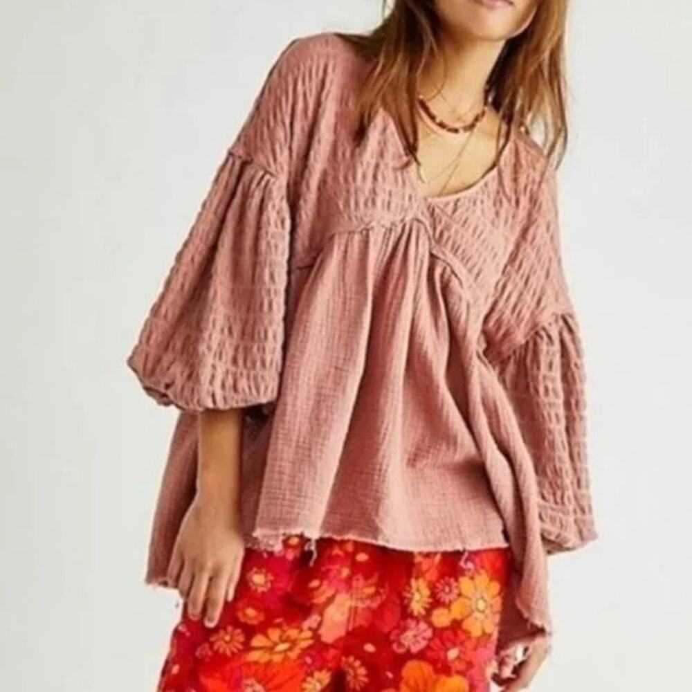 Free People Flower Power Boho Top Women's X-Small NWT